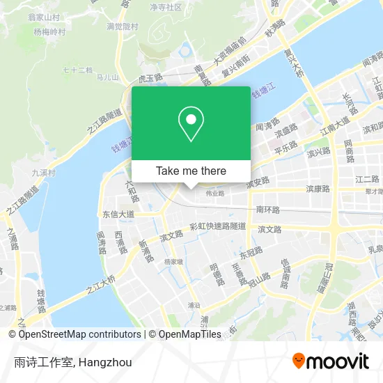 雨诗工作室 map