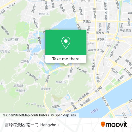 雷峰塔景区-南一门 map