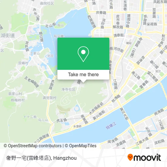 奢野一宅(雷峰塔店) map