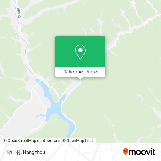 雷山村 map