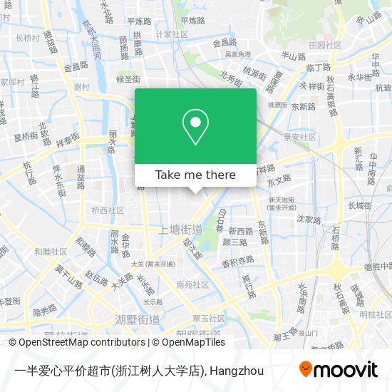 一半爱心平价超市(浙江树人大学店) map