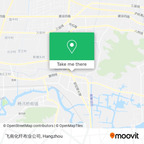 飞南化纤布业公司 map