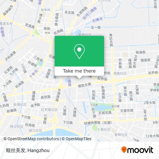 顺丝美发 map