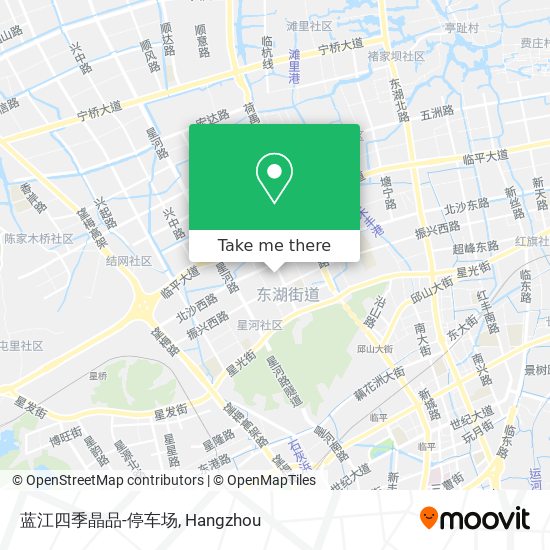 蓝江四季晶品-停车场 map
