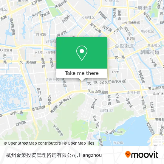 杭州金策投资管理咨询有限公司 map