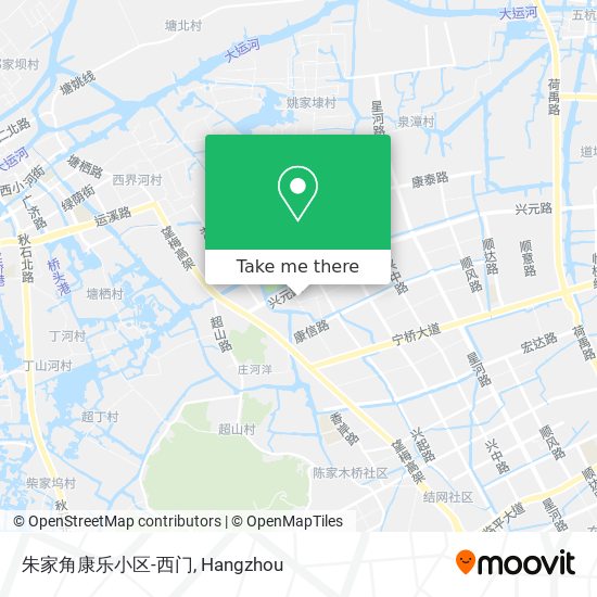 朱家角康乐小区-西门 map
