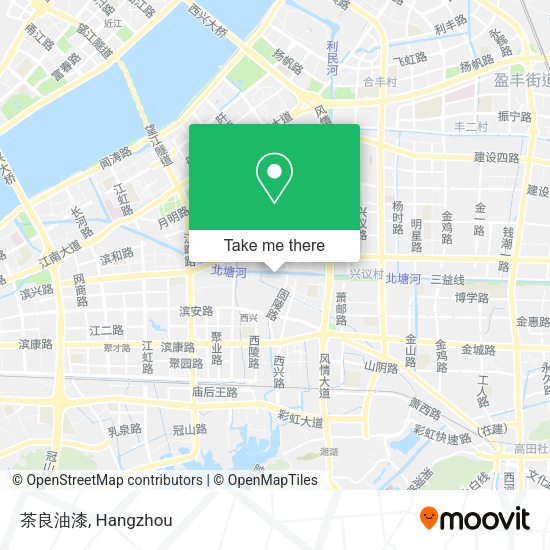 茶良油漆 map