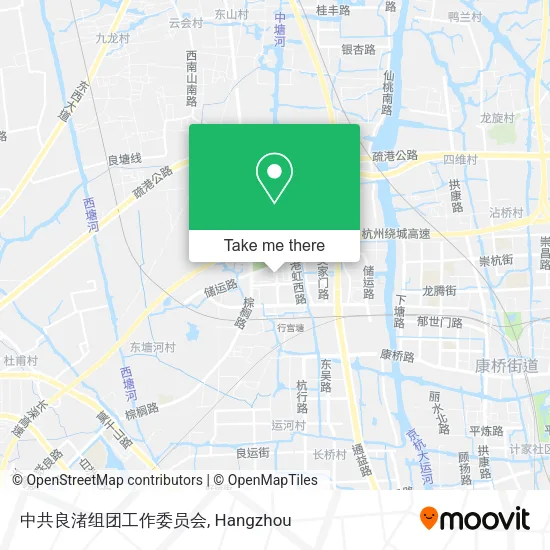 中共良渚组团工作委员会 map