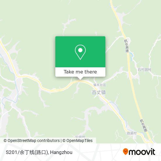 S201/余丁线(路口) map