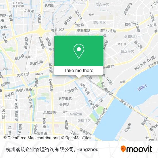 杭州茗韵企业管理咨询有限公司 map