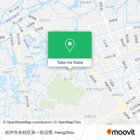 杭州市余杭区第一殡仪馆 map