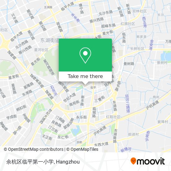 余杭区临平第一小学 map