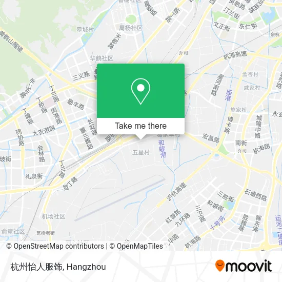 杭州怡人服饰 map