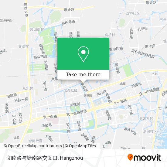 良睦路与塘南路交叉口 map