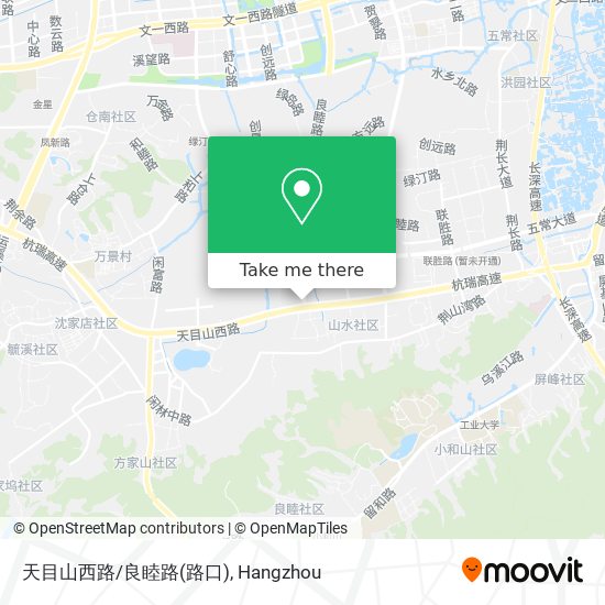 天目山西路/良睦路(路口) map