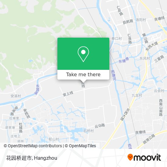 花园桥超市 map