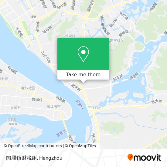 闻堰镇财税组 map