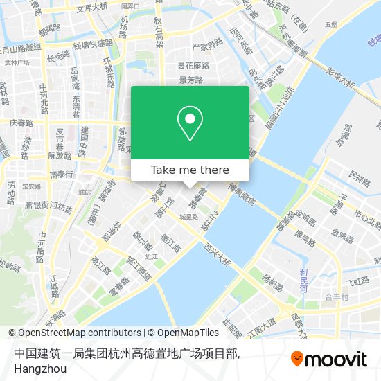 中国建筑一局集团杭州高德置地广场项目部 map