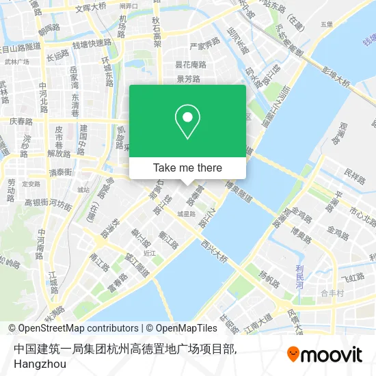 中国建筑一局集团杭州高德置地广场项目部 map