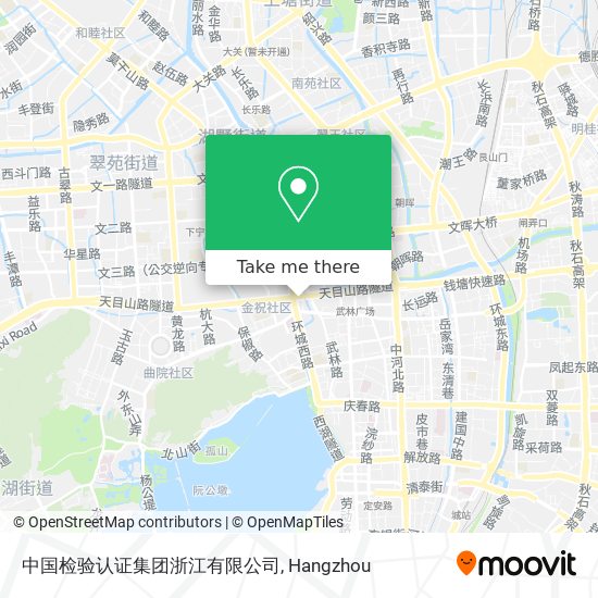 中国检验认证集团浙江有限公司 map