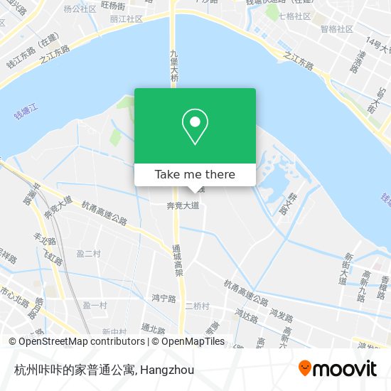 杭州咔咔的家普通公寓 map
