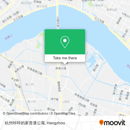 杭州咔咔的家普通公寓 map