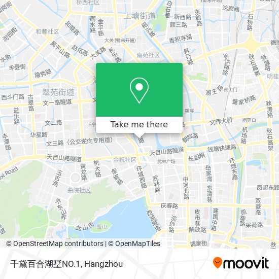 千黛百合湖墅NO.1 map