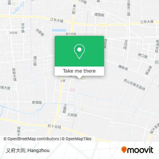 义府大街 map