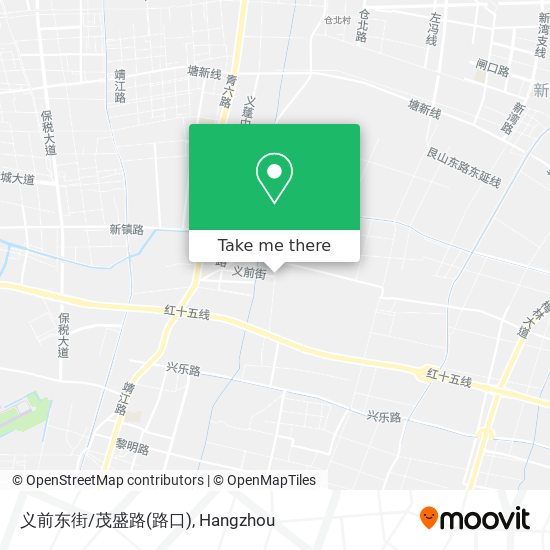 义前东街/茂盛路(路口) map