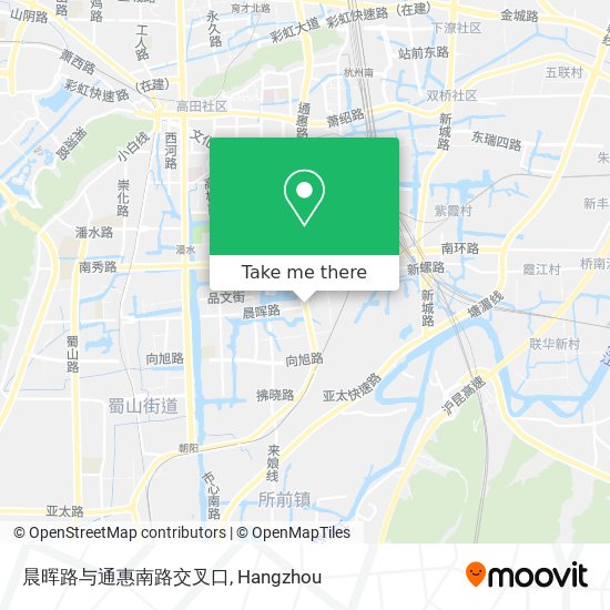 晨晖路与通惠南路交叉口 map