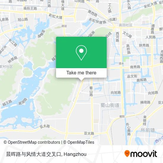 晨晖路与风情大道交叉口 map