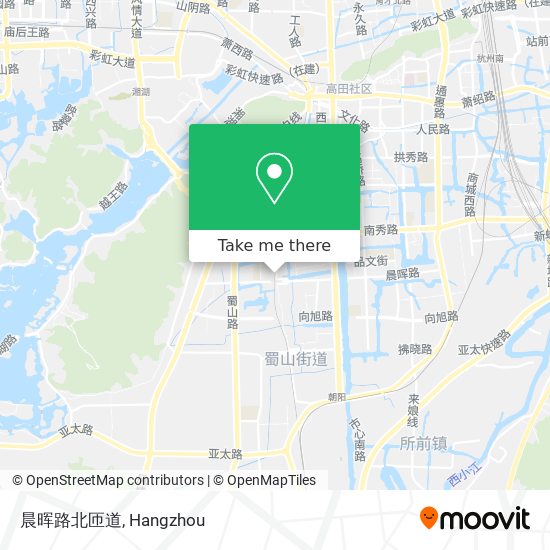 晨晖路北匝道 map
