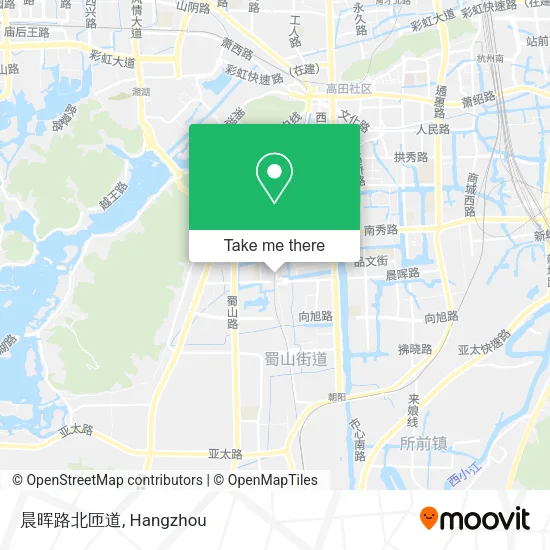 晨晖路北匝道 map