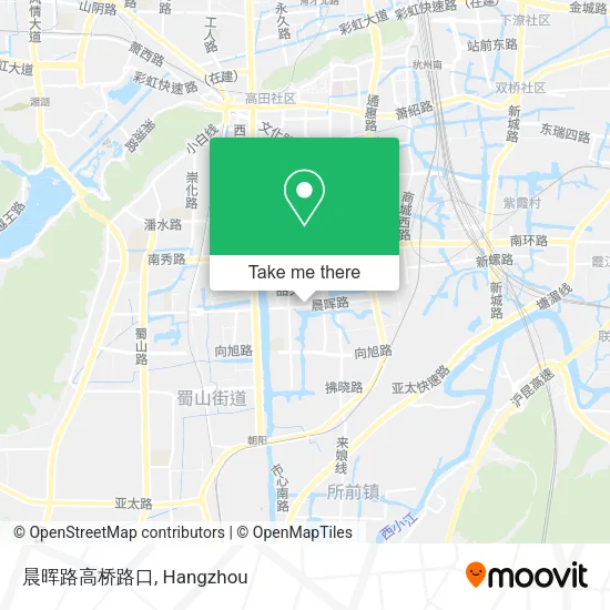 晨晖路高桥路口 map