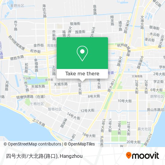 四号大街/大北路(路口) map