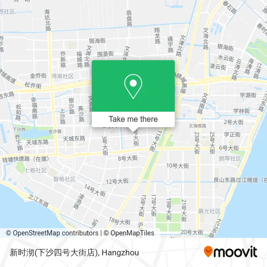 新时沏(下沙四号大街店) map