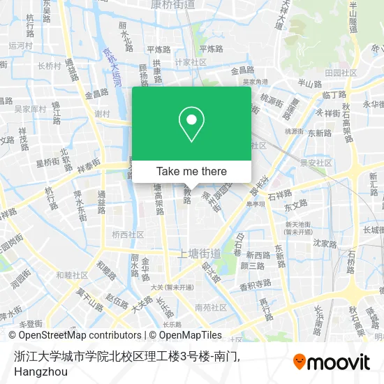 浙江大学城市学院北校区理工楼3号楼-南门 map