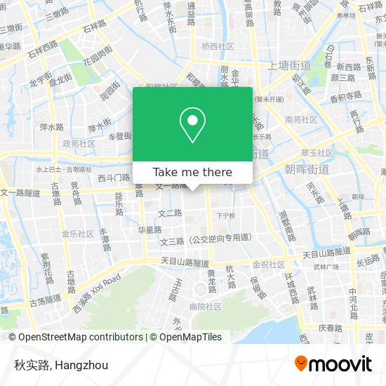 秋实路 map