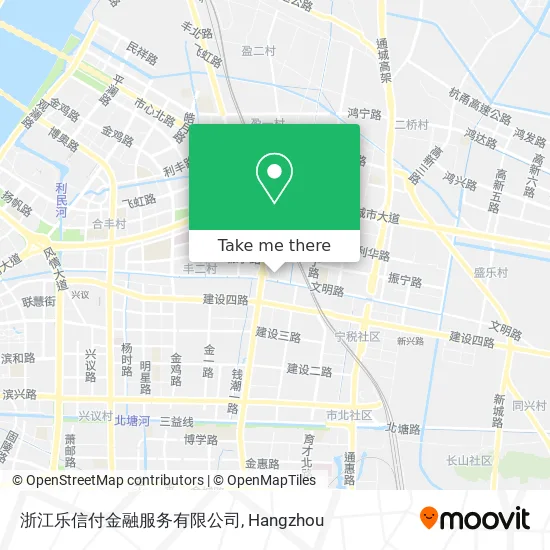 浙江乐信付金融服务有限公司 map