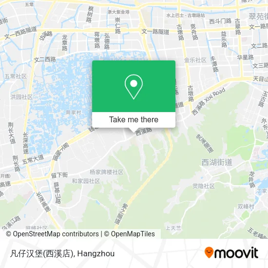 凡仔汉堡(西溪店) map