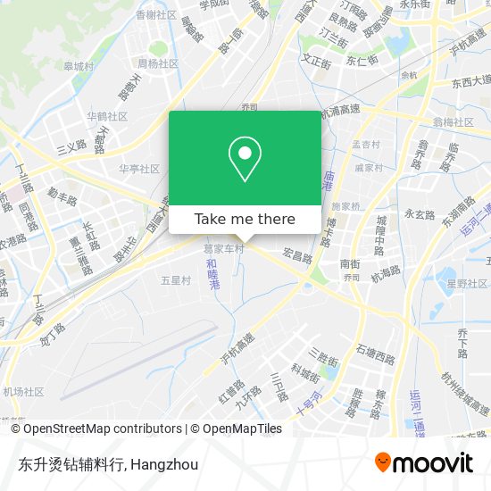 东升烫钻辅料行 map