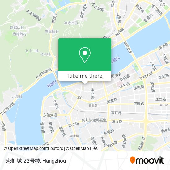 彩虹城-22号楼 map