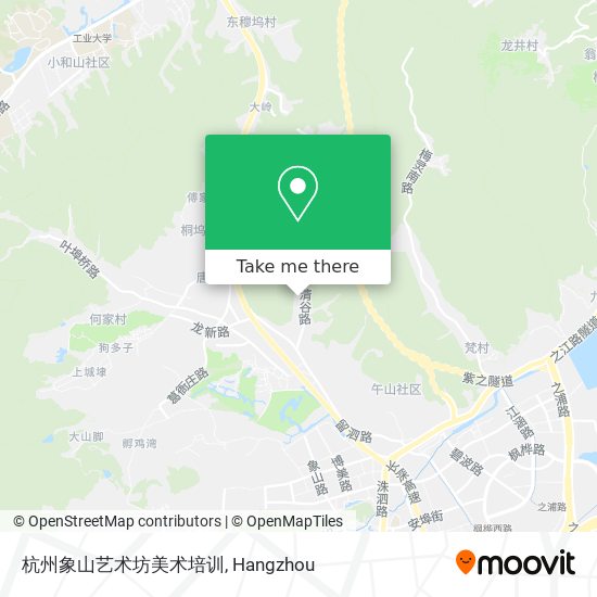 杭州象山艺术坊美术培训 map
