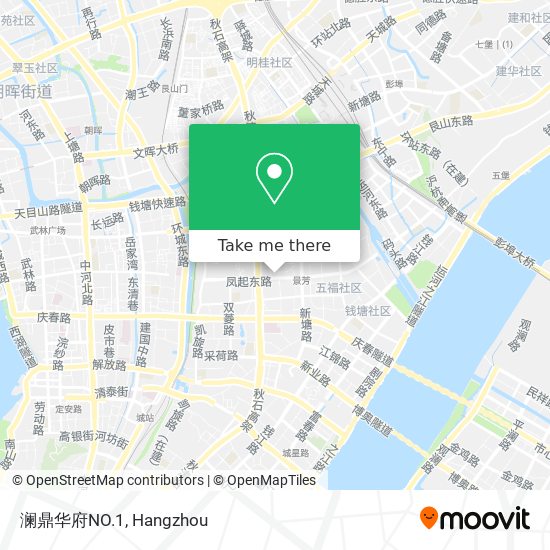 澜鼎华府NO.1 map