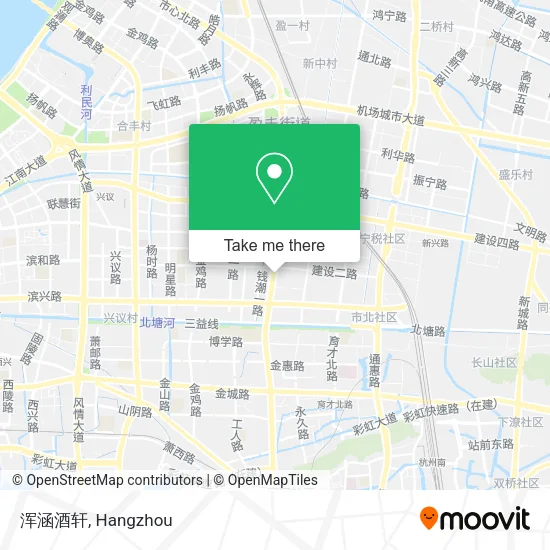 浑涵酒轩 map
