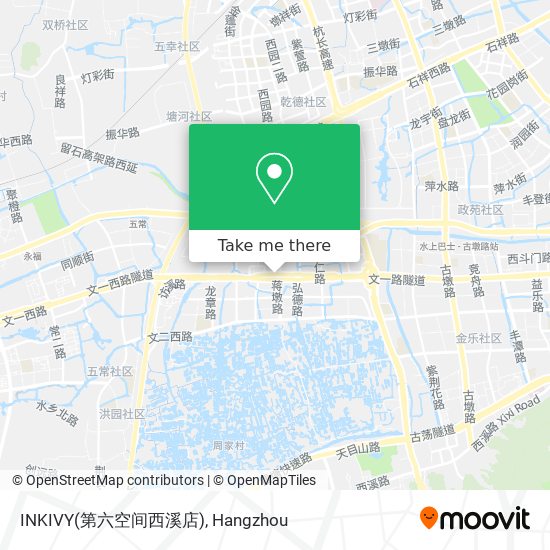 INKIVY(第六空间西溪店) map