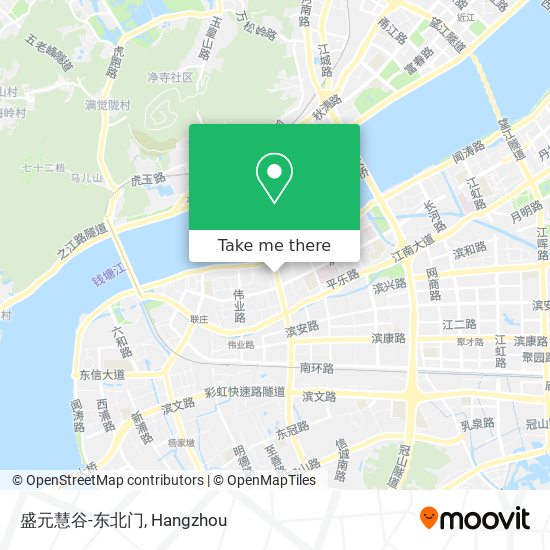 盛元慧谷-东北门 map
