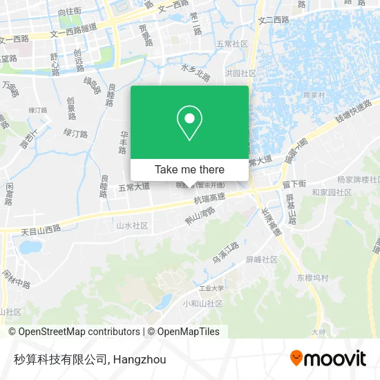 秒算科技有限公司 map