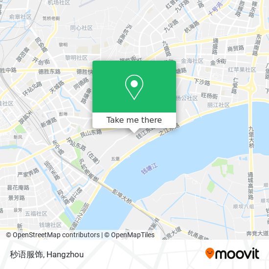 秒语服饰 map