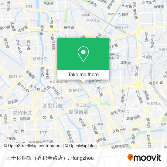 三十秒焖饭（香积寺路店） map